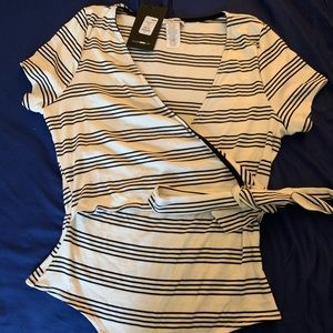 Fashion Nova Striped Bodysuit